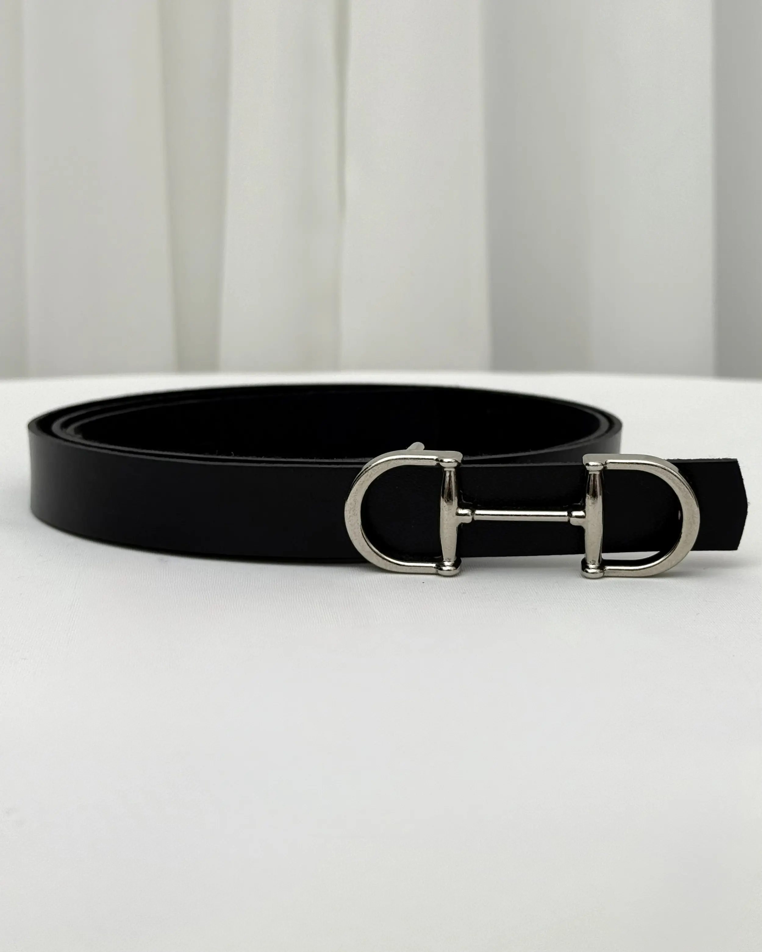 کمربند دخترانه چرم دو سانتی